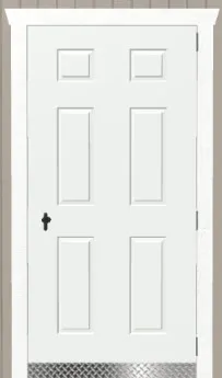 3'x6' 6 Panel Door
