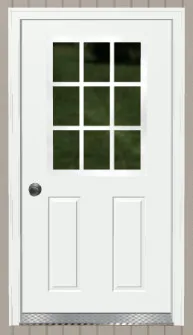 3'x6' 9 Lite Prehung