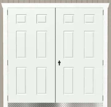 6'x6' 6 Panel Door