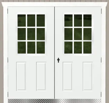 6'x6' 9 Lite Door