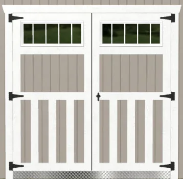 Transom Double Door